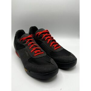 Giro Rumble VR Mountain Bike Shoes Mens 130.5 Black Orange Vibram Cycling Gravel
